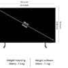samsung 108 cm (43 inches) d series brighter crystal 4k vivid pro ultra hd smart led tv ua43due77aklxl (black)
