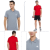 adidas men's polo t shirt with adidas men polyester striped fitted t shirt