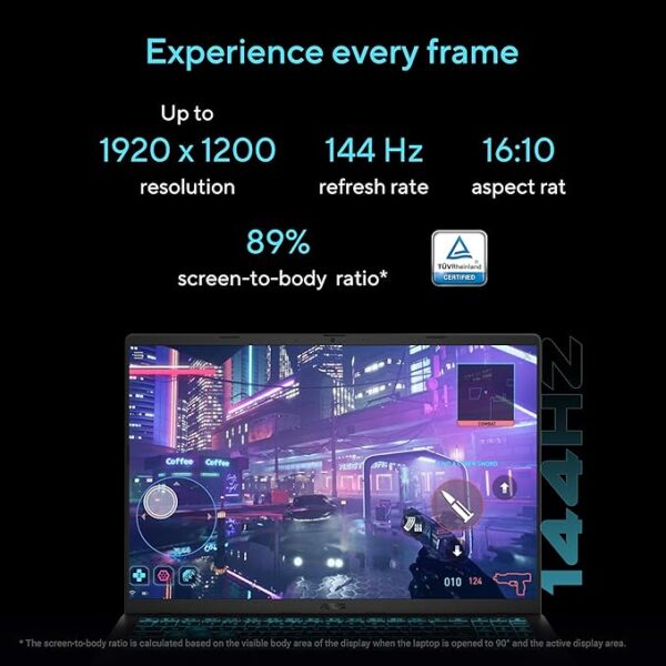 asus gaming v16 (2025) with office 2024 + m365 basic*, ai pc, intel core 5 210h(16gb ram/512gb ssd/windows 11 home/6gb graphics/rtx 4050/144 hz)gaming laptop (16", matte black,1.95 kg),v3607vu rp550ws