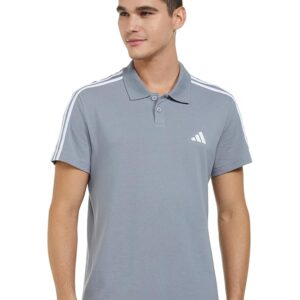 adidas men's 100% cotton regular fit polo t shirt