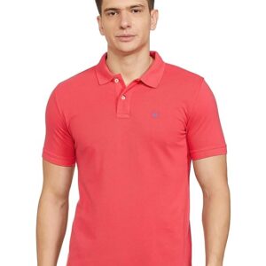 allen solly men's cotton regular fit polo t shirt