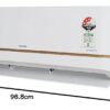 hitachi 1.5 ton 3 star, hot & cold inverter split ac with expandable technology (100% copper, dust filter, 3100hp rsqg318hgxa, white)