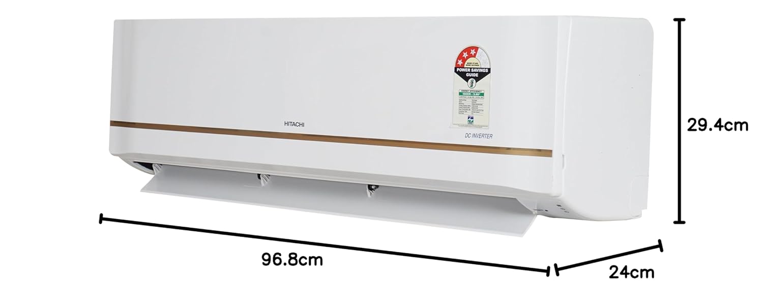 hitachi 1.5 ton 3 star, hot & cold inverter split ac with expandable technology (100% copper, dust filter, 3100hp rsqg318hgxa, white) hitachi 1.5 ton 3 star, hot & cold inverter split ac with expandable technology (100% copper, dust filter, 3100hp rsqg318hgxa, white)
