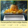hp 15, amd ryzen 3 7320u (8gb lpddr5, 512gb ssd) fhd, anti glare, micro edge, 15.6"/39.6cm, win 11, office 21, silver, 1.59kg, fc0154au, amd radeon graphics, 1080p fhd camera laptop