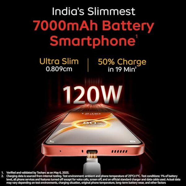 iqoo neo 10 (inferno red, 8gb ram, 128gb storage) | snapdragon 8s gen 4 processor & supercomputing chip q1 | 7000 mah battery | segment’s highest 144 fps gaming smartphone