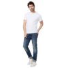spykar mid rise regular fit narrow length indigo jeans for men