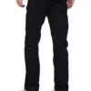 levi's men's black straight fit mid rise jeans