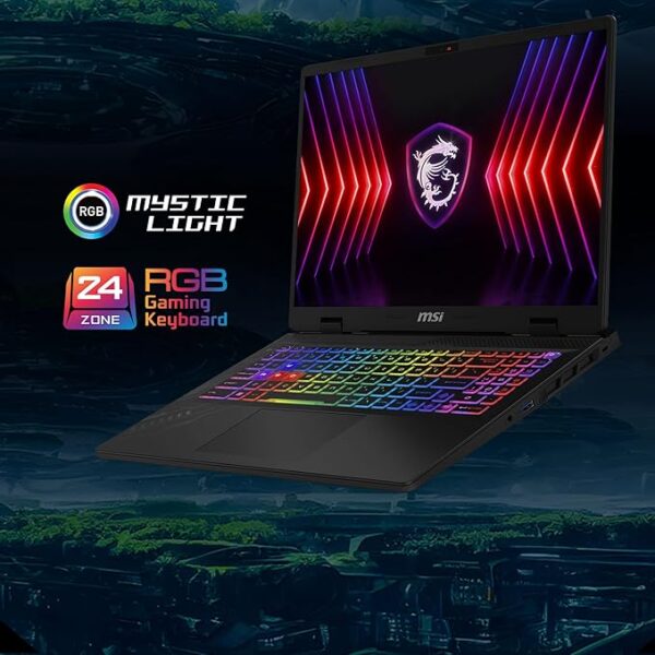 msi crosshair a16, amd 8th gen. ryzen 7 8840hx, 41cm qhd+ 240hz gaming laptop (16gb/1tb nvme ssd/windows 11 home/nvidia geforce rtx 5060, gddr7 8gb/cosmos gray/2.5kg) d8wfkg 036in