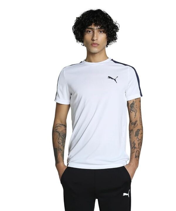puma men's printed classic fit tees