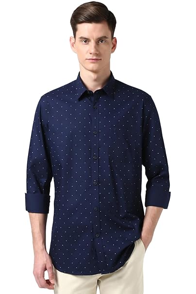 peter england men's cotton slim fit print shirt peter england men's cotton slim fit print shirt