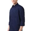 peter england men's cotton slim fit print shirt