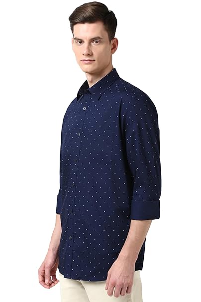 peter england men's cotton slim fit print shirt peter england men's cotton slim fit print shirt