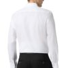 peter england men's premium solid herringbone regular fit full sleeve formal shirt | wonder fabric | cotton rich