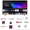toshiba 139 cm (55 inches) c450me series 4k ultra hd smart qled tv 55c450me (silver)