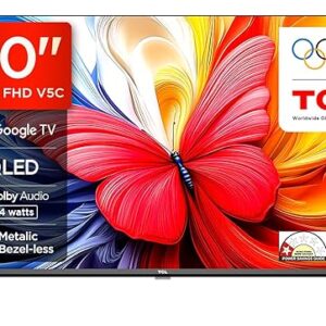 tcl 101 cms (40 inches) v5c series full hd smart qled tv google tv 40v5c