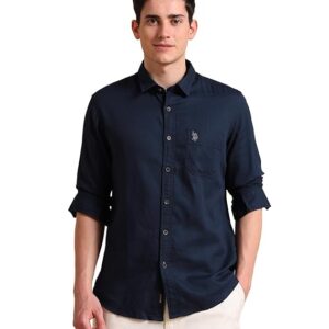 u.s. polo assn. men's cotton regular fit shirt