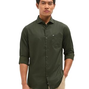 the bear house men's solid/plain tailored fit shirt