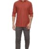 van heusen men's cotton slim fit solid casual shirt