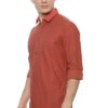 van heusen men's cotton slim fit solid casual shirt