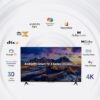 xiaomi mi 125 cm (50 inches) x series 4k led smart google tv l50ma auin (black)